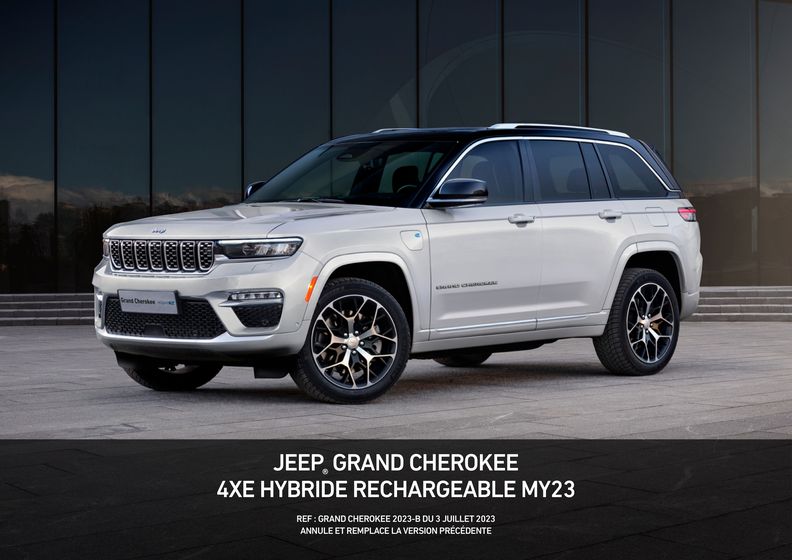 JEEP GRAND CHEROKEE 4XE HYBRIDE RECHARGEABLE MY23