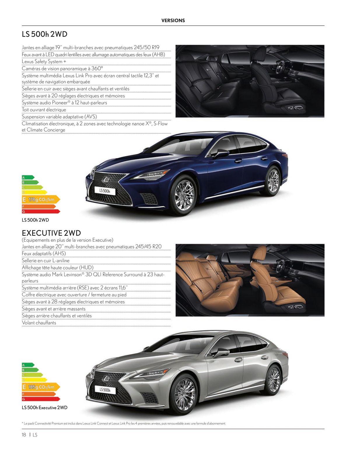 Catalogue LS 500h Hybride auto-rechargeable, page 00018