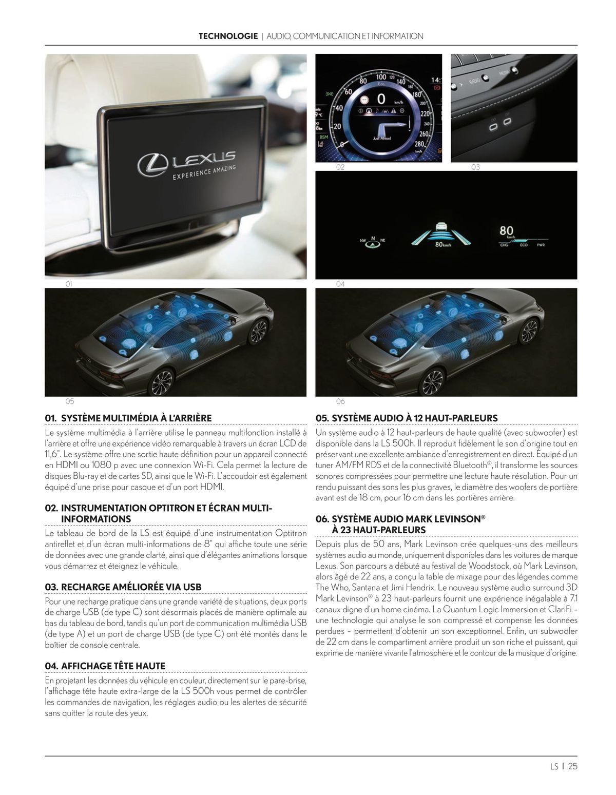 Catalogue LS 500h Hybride auto-rechargeable, page 00025