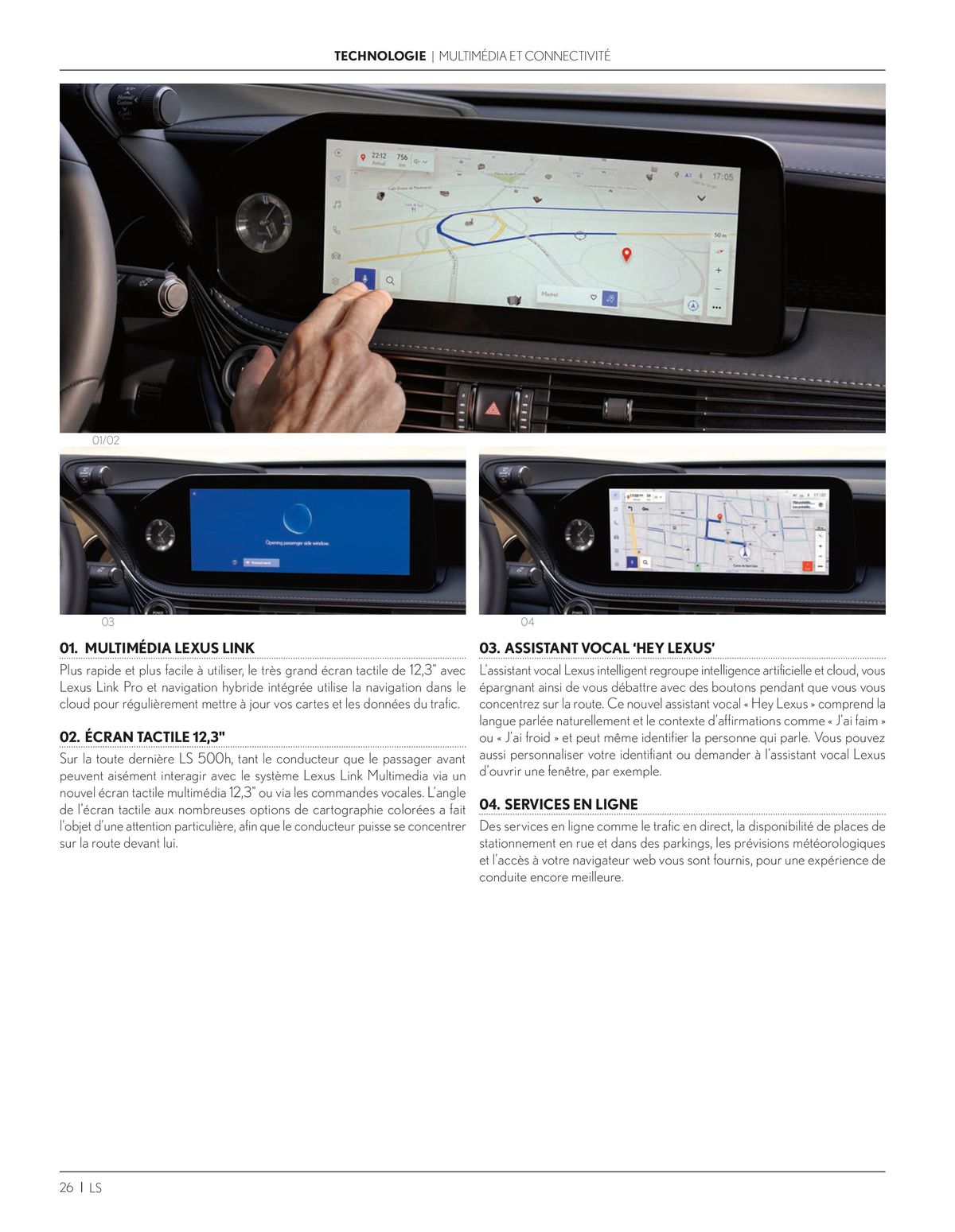 Catalogue LS 500h Hybride auto-rechargeable, page 00026