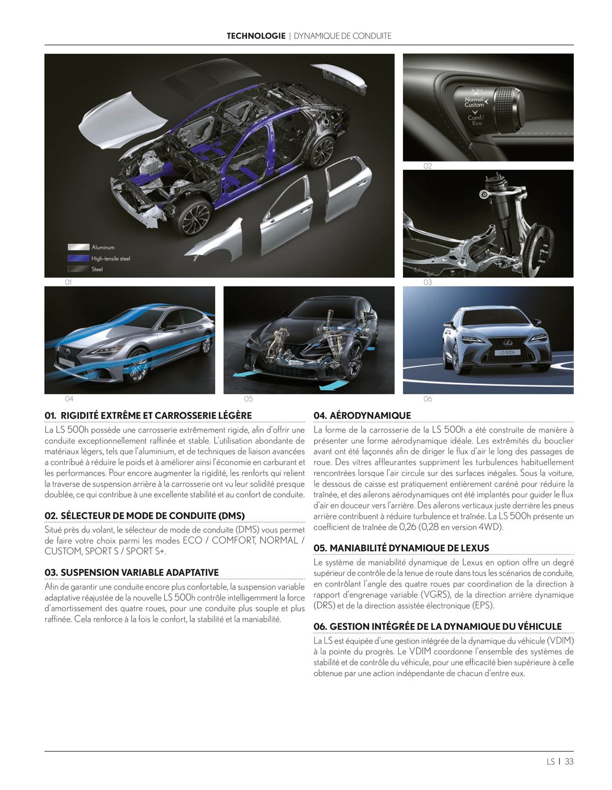 Catalogue LS 500h Hybride auto-rechargeable, page 00033