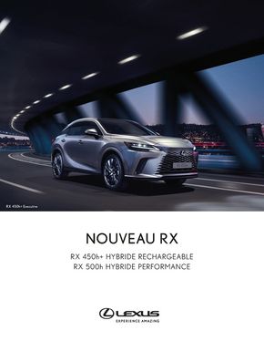 Catalogue Lexus à Levallois-Perret | NOUVEAU RX | 21/12/2023 - 31/03/2024