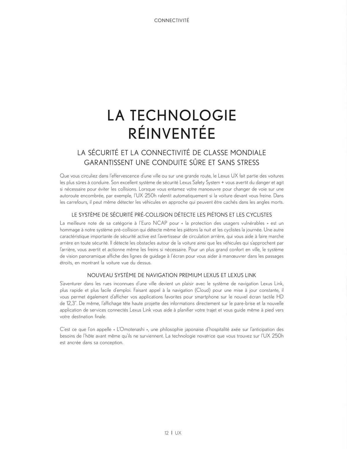 Catalogue NOUVEL UX 250h, page 00012