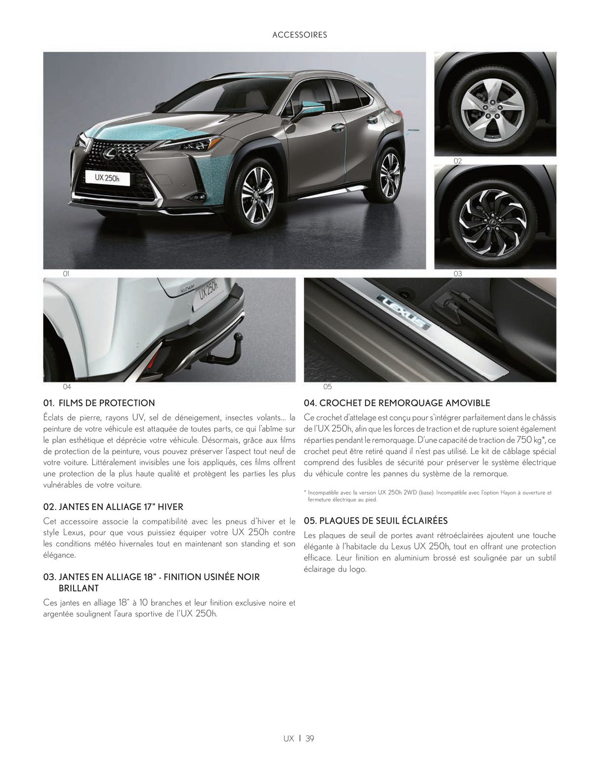 Catalogue NOUVEL UX 250h, page 00039