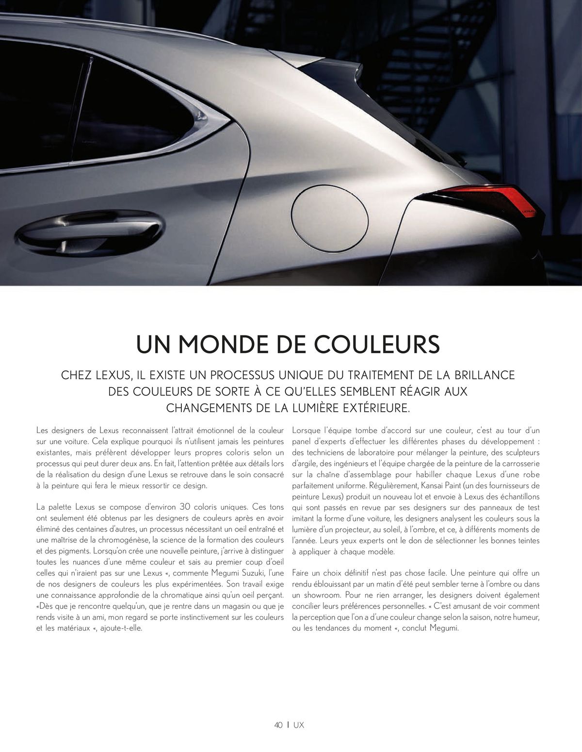 Catalogue NOUVEL UX 250h, page 00040