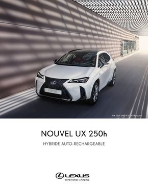 Catalogue Lexus à Saint-Germain-en-Laye | NOUVEL UX 250h | 21/12/2023 - 31/03/2024