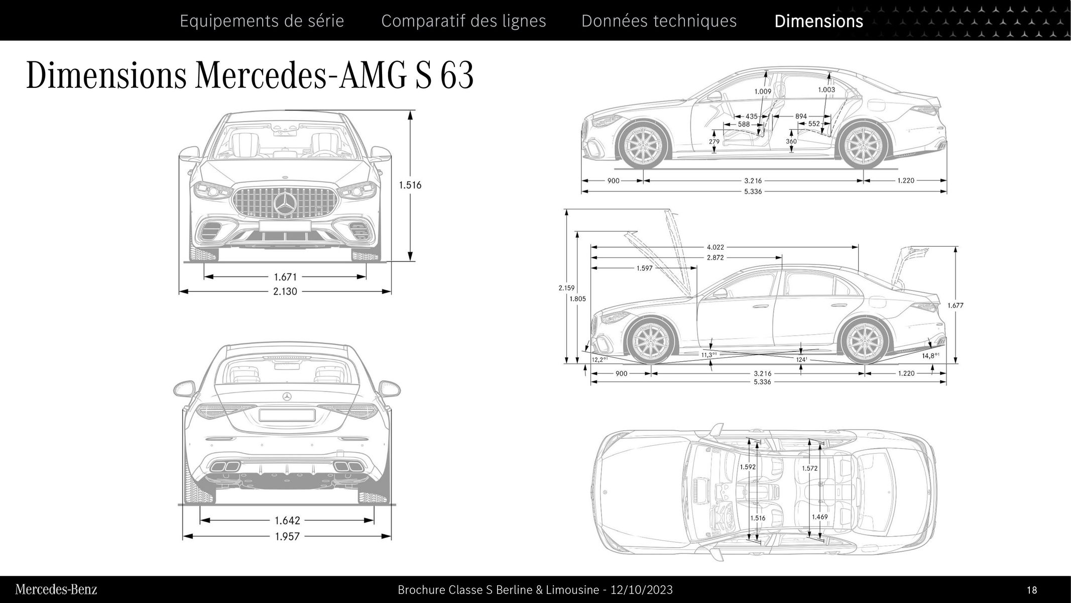 Catalogue Classe S Berline & Limousine, page 00018