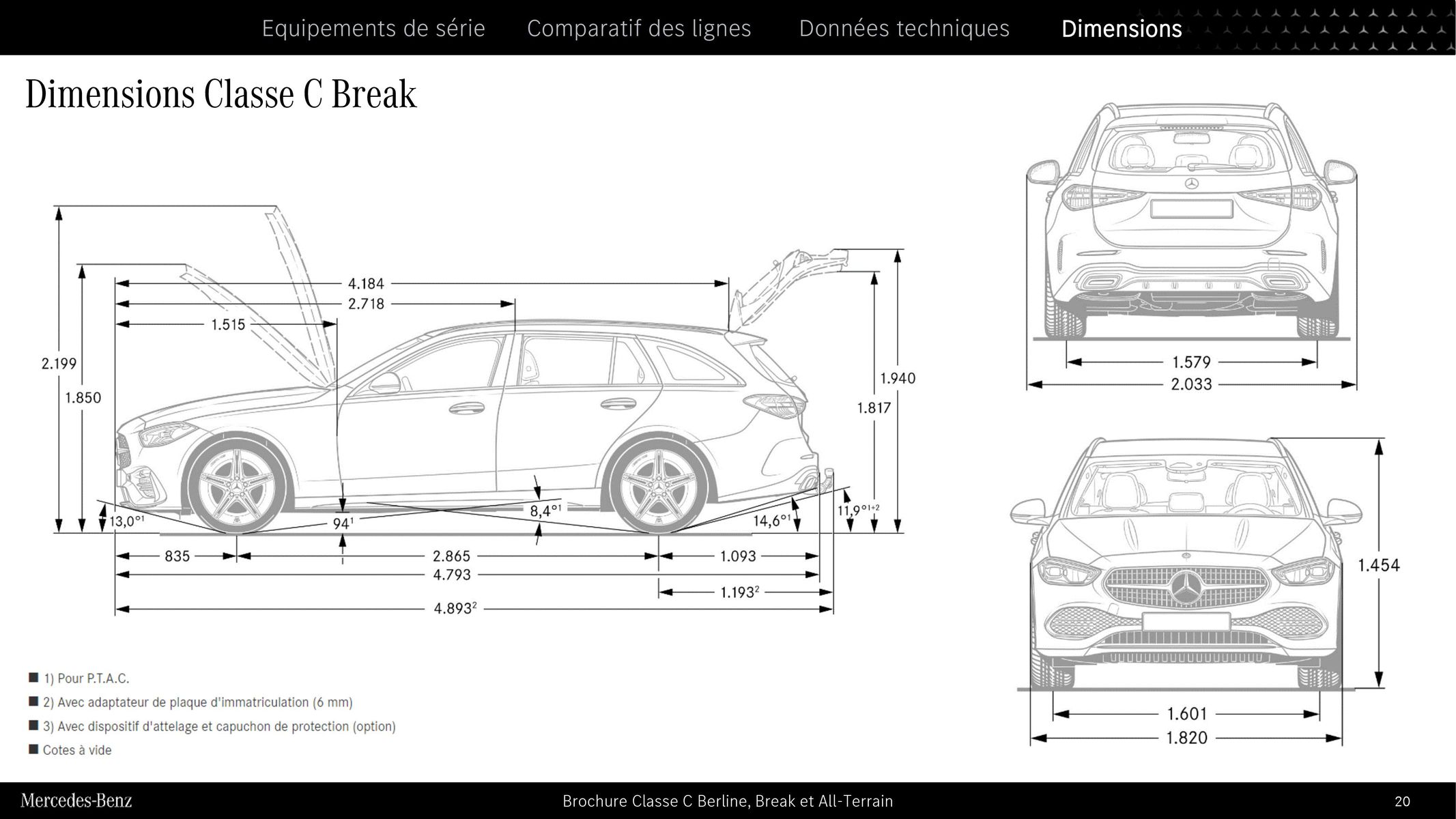 Catalogue Classe C Berline, Break et All-Terrain , page 00020