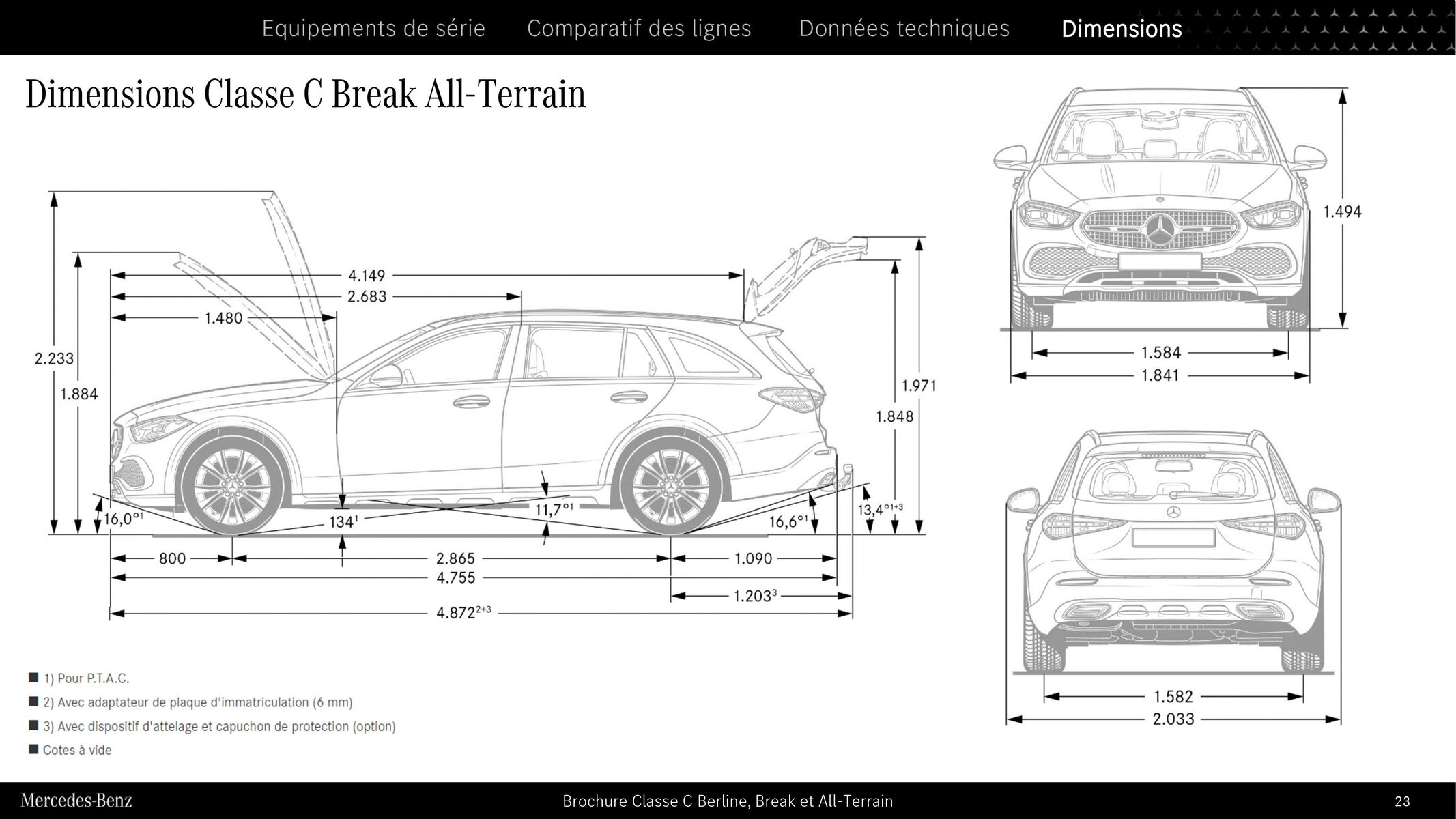 Catalogue Classe C Berline, Break et All-Terrain , page 00023