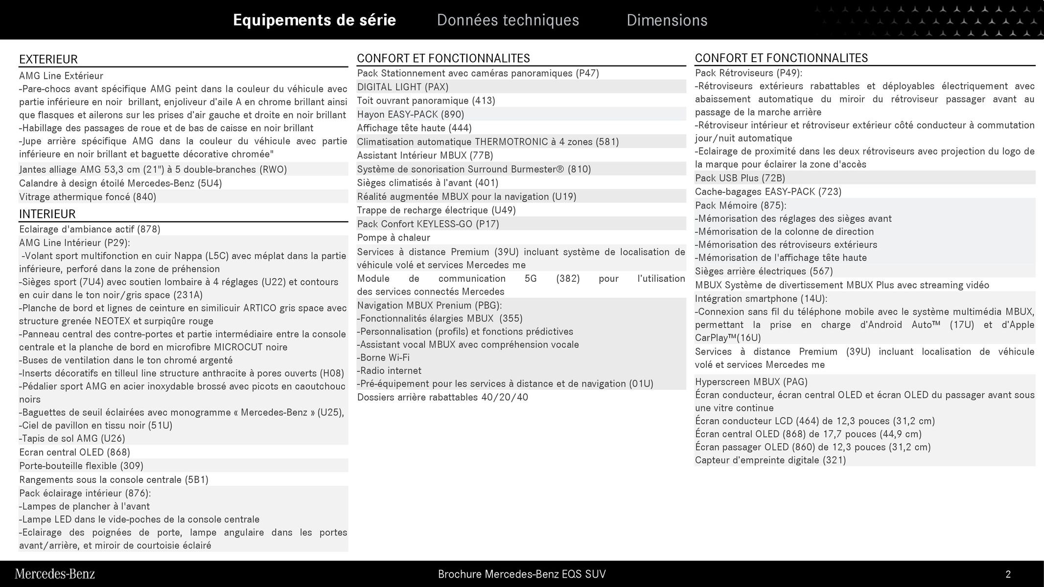 Catalogue Nouvel EQS SUV, page 00002