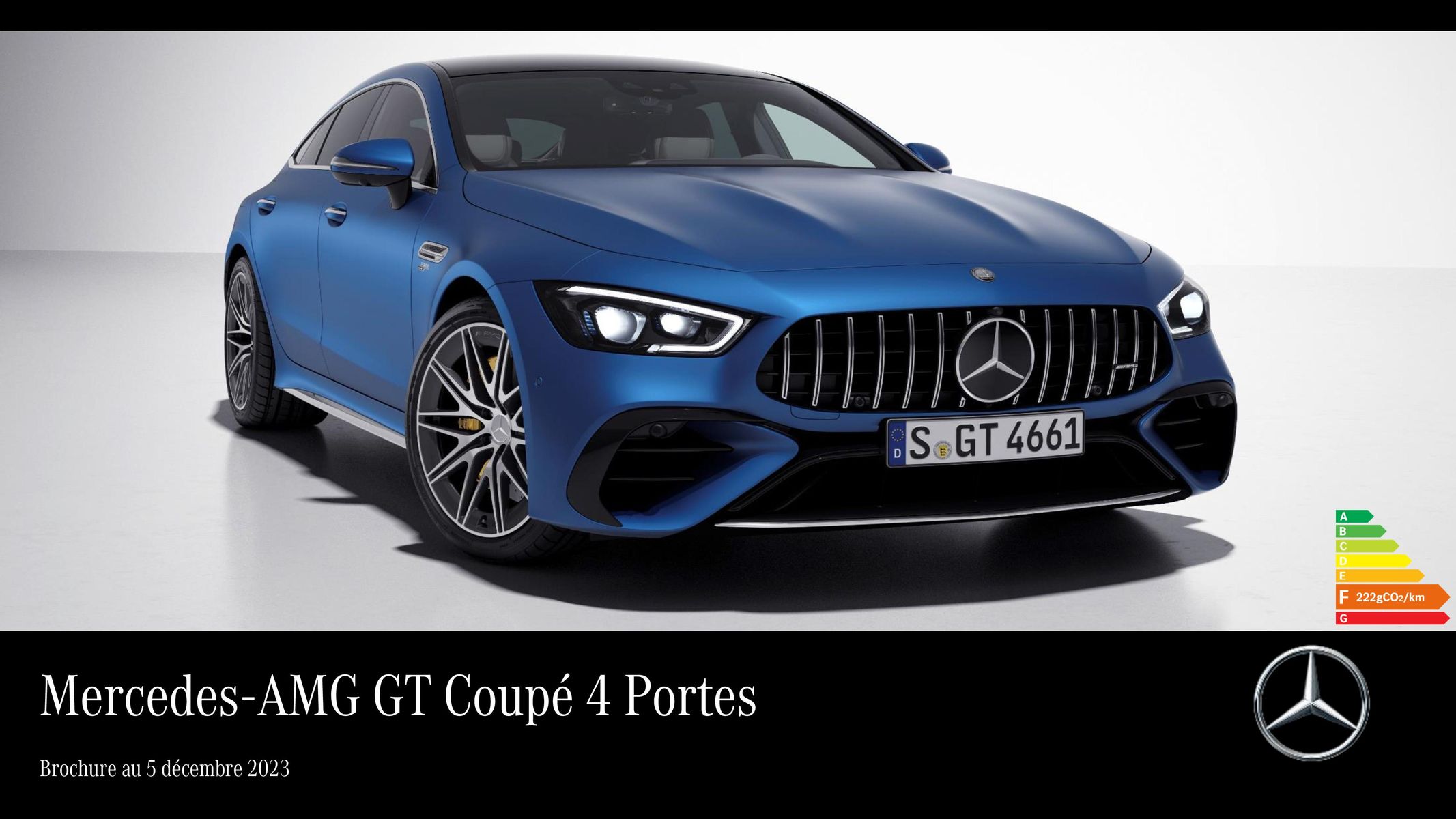 Catalogue Mercedes-AMG GT Coupé 4 Portes, page 00001