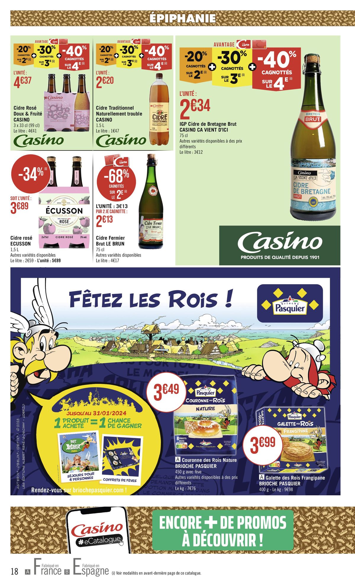 Catalogue Il était une fois les fêtes et leurs très bons plans !, page 00018