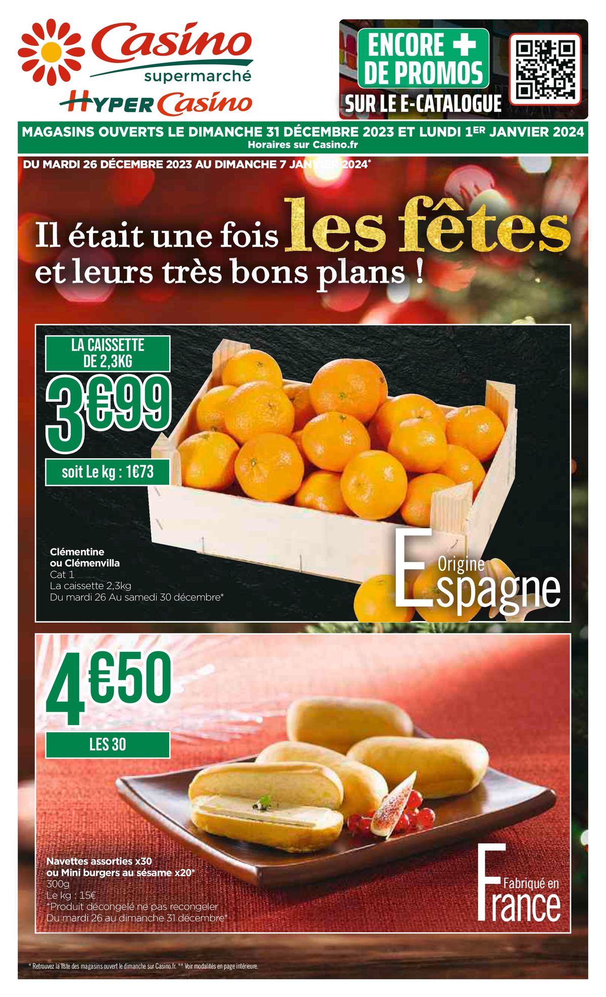 Catalogue Il était une fois les fêtes et leurs très bons plans !, page 00001