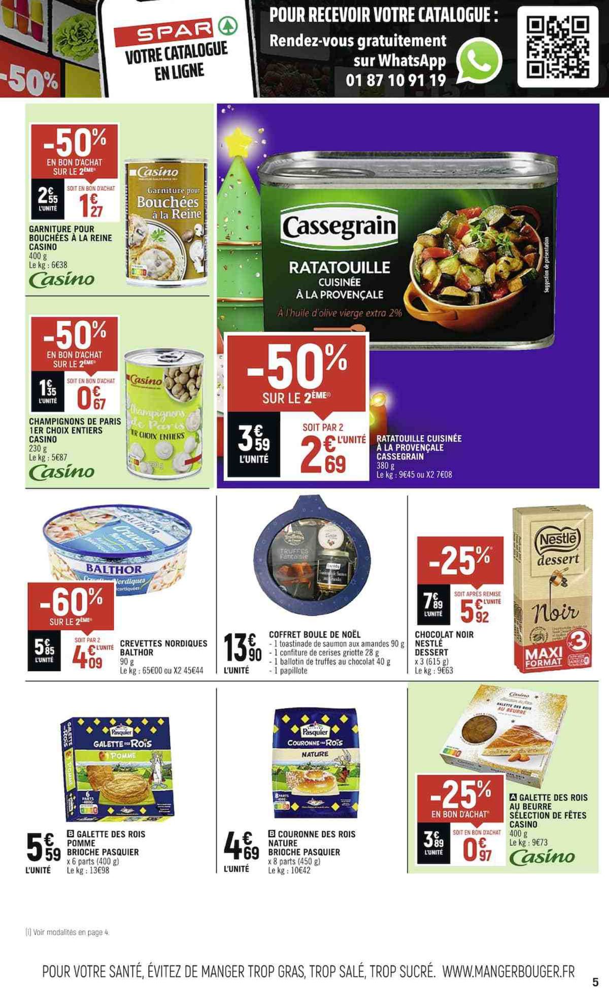 Catalogue SPAR ICI LES BONS PLANS POUR LES FÊTES, page 00005