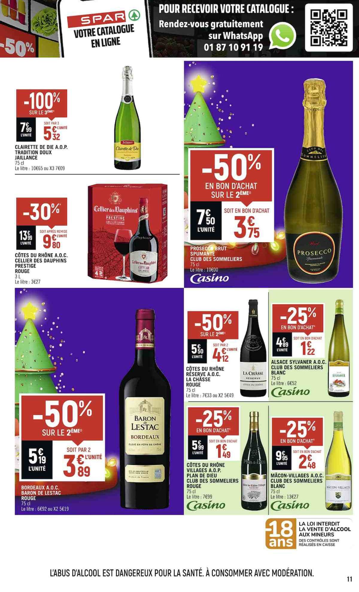 Catalogue SPAR ICI LES BONS PLANS POUR LES FÊTES, page 00002