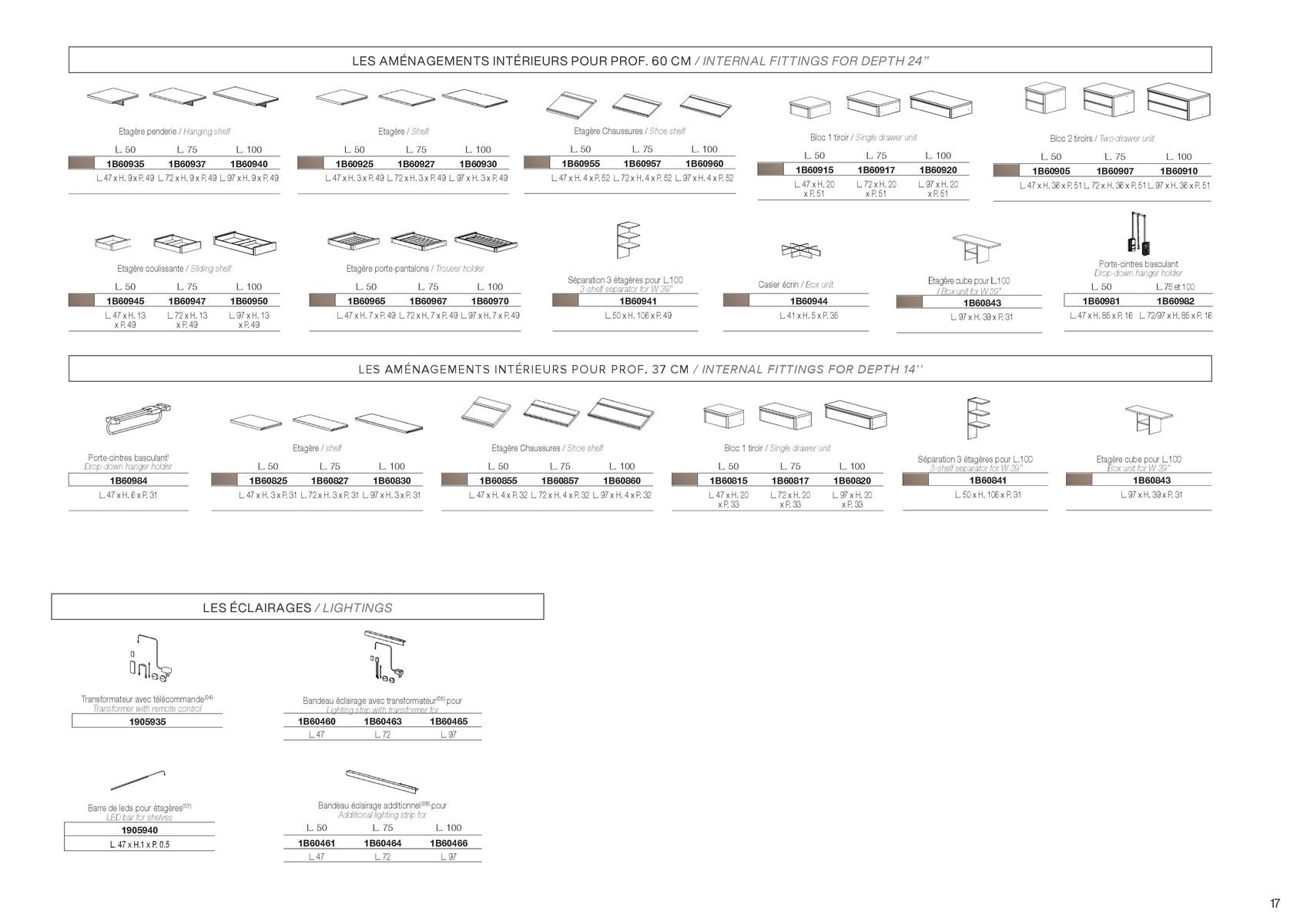 Catalogue RANGEMENTS JOUR, page 00017