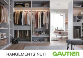 Catalogue Gautier à Créteil | RANGEMENTS NUIT | 26/12/2023 - 30/09/2024
