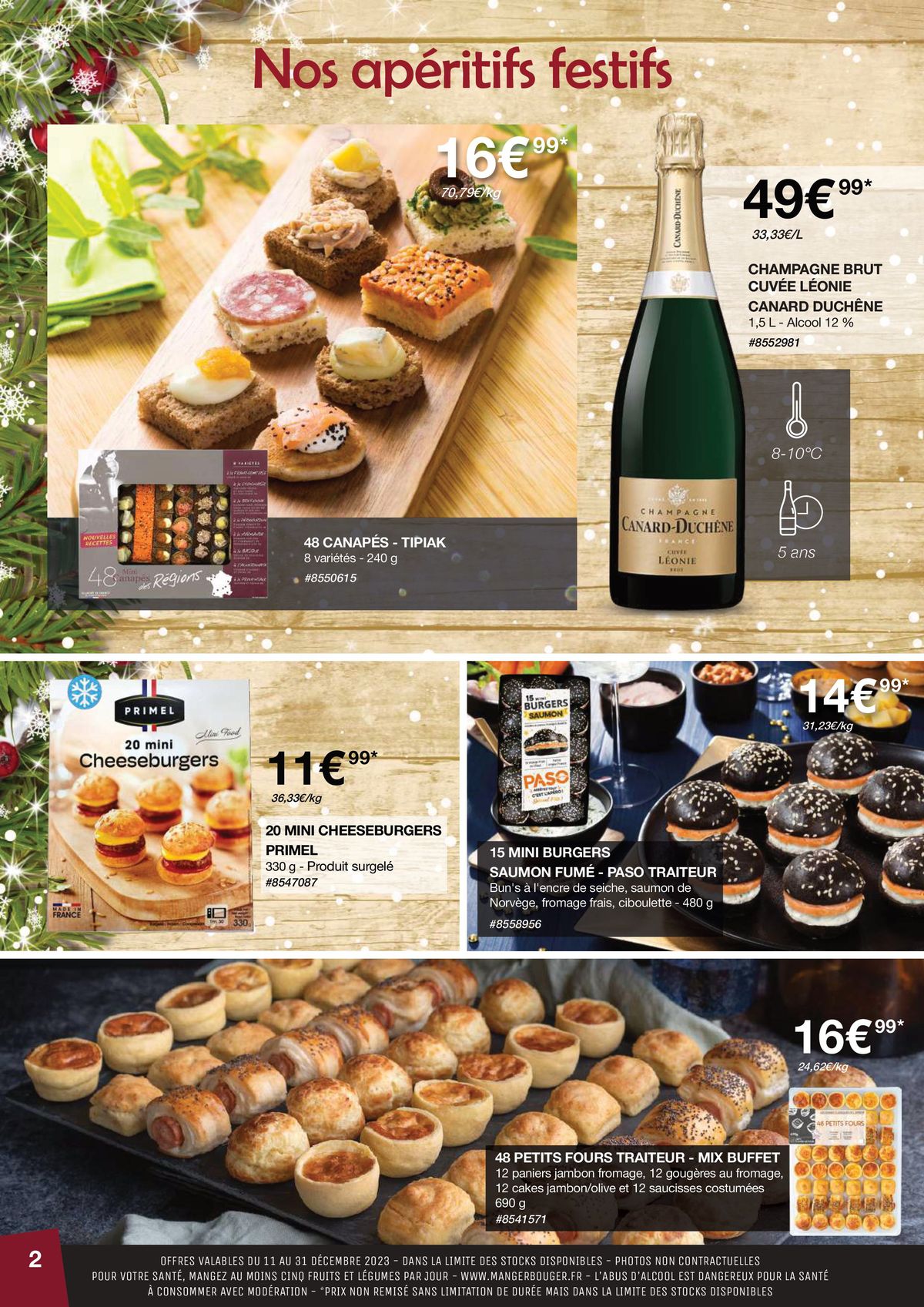 Catalogue Sélection noel, repas de fête, page 00002