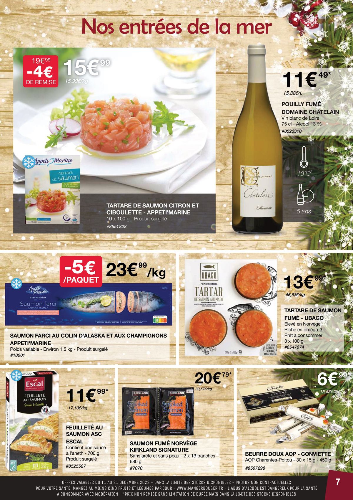 Catalogue Sélection noel, repas de fête, page 00007