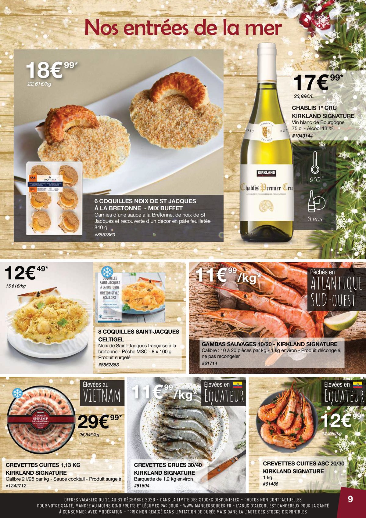 Catalogue Sélection noel, repas de fête, page 00009