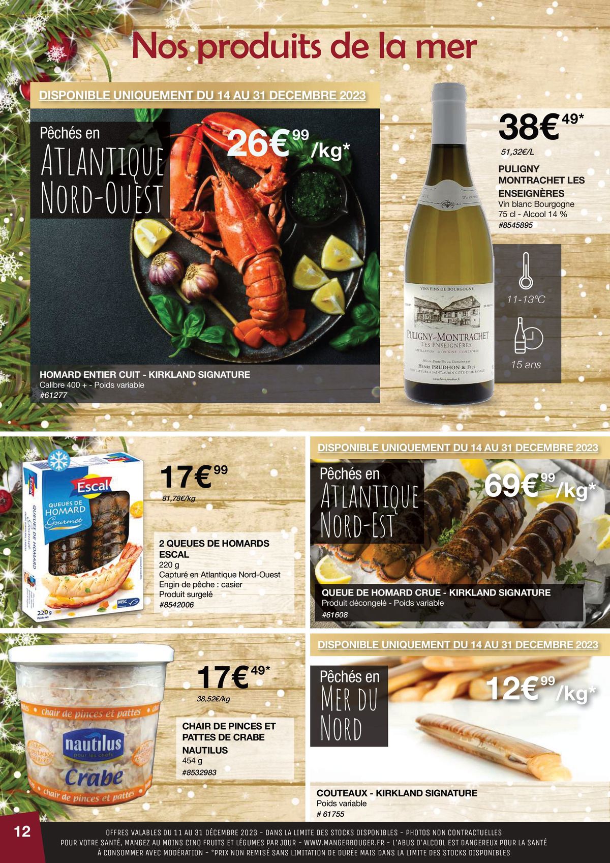 Catalogue Sélection noel, repas de fête, page 00012