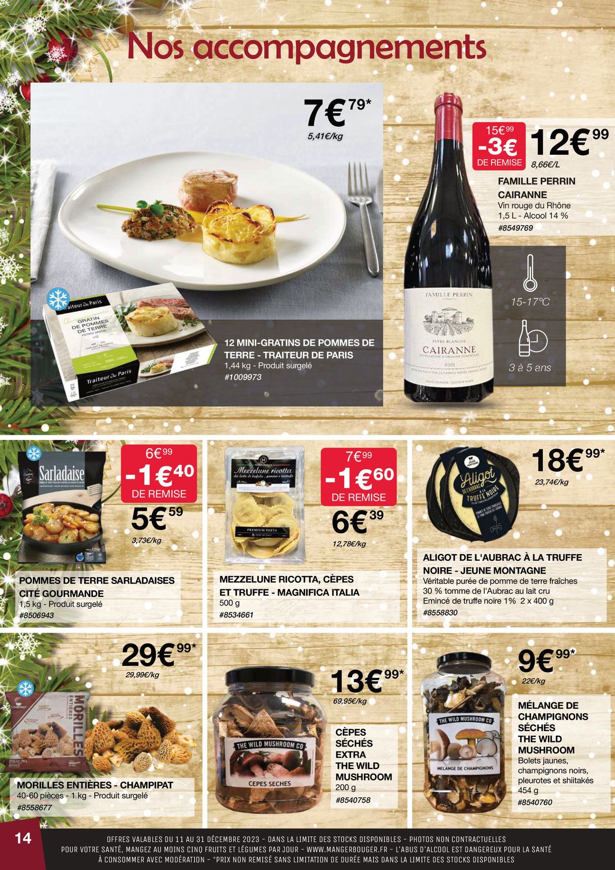 Catalogue Sélection noel, repas de fête, page 00014