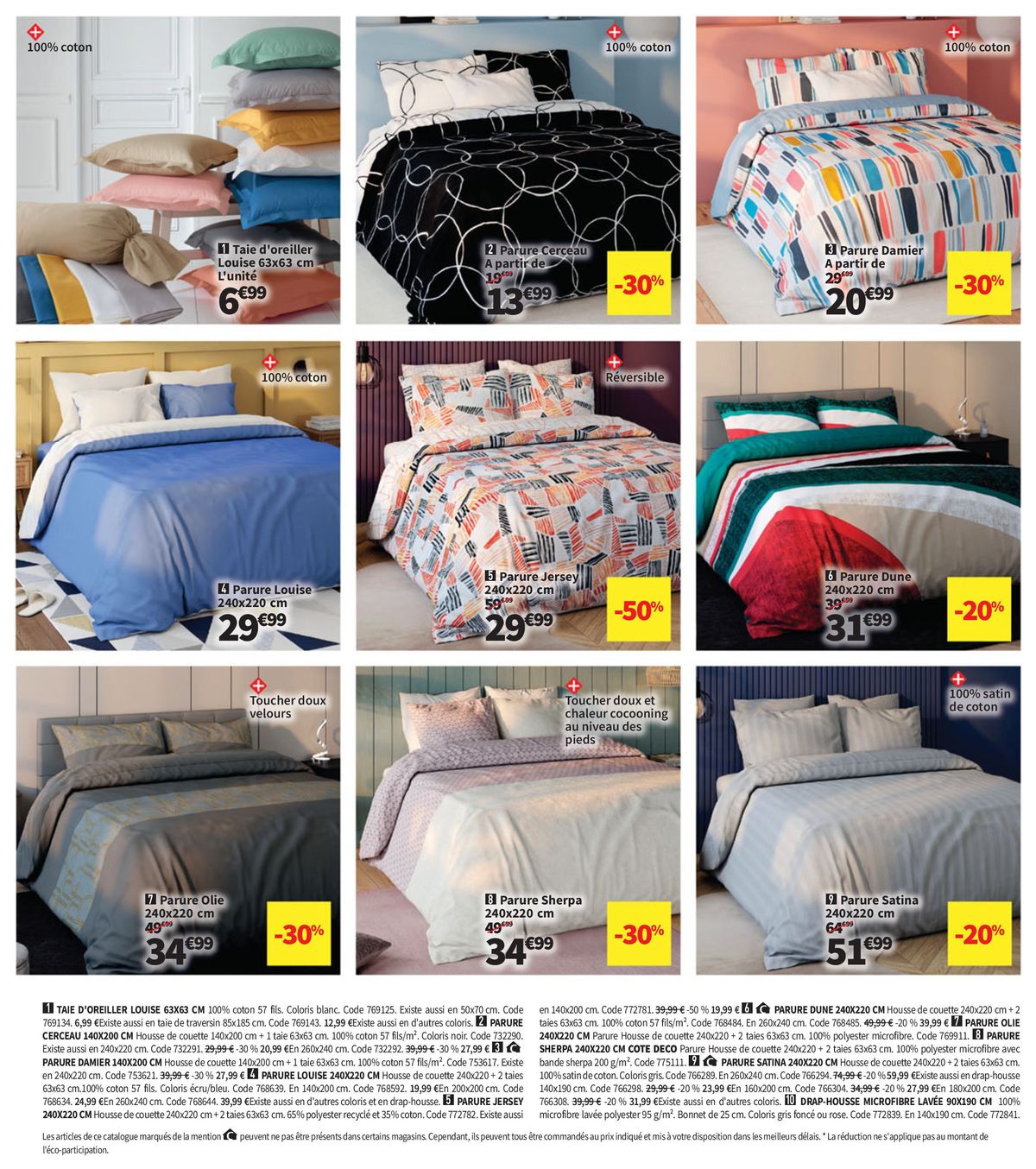 Catalogue -50% sur la literie et le textile literie, page 00016