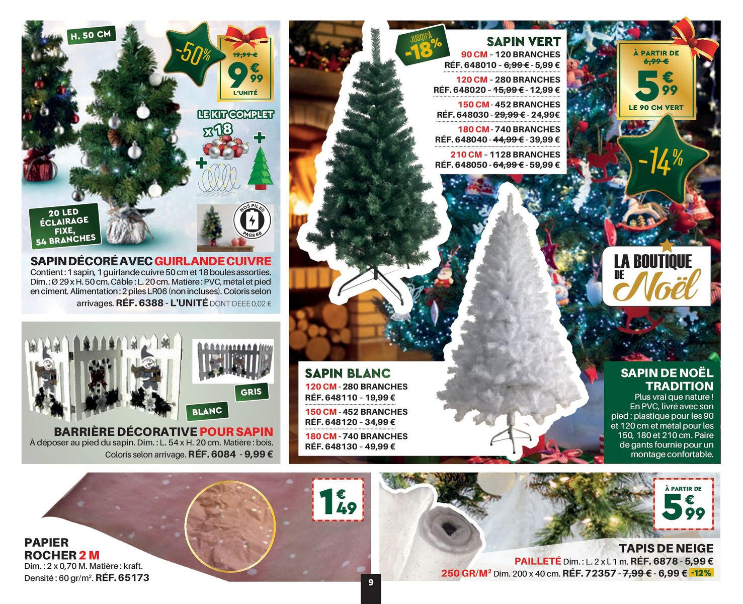 Catalogue SPÉCIAL DÉCORATION ET CADEAUX DE NOËL !, page 00009