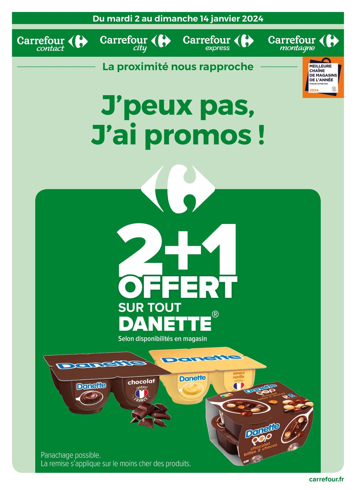 Catalogue J'peux pas, j'ai promo du 2 au 14 janvier 2024 !, page 00001