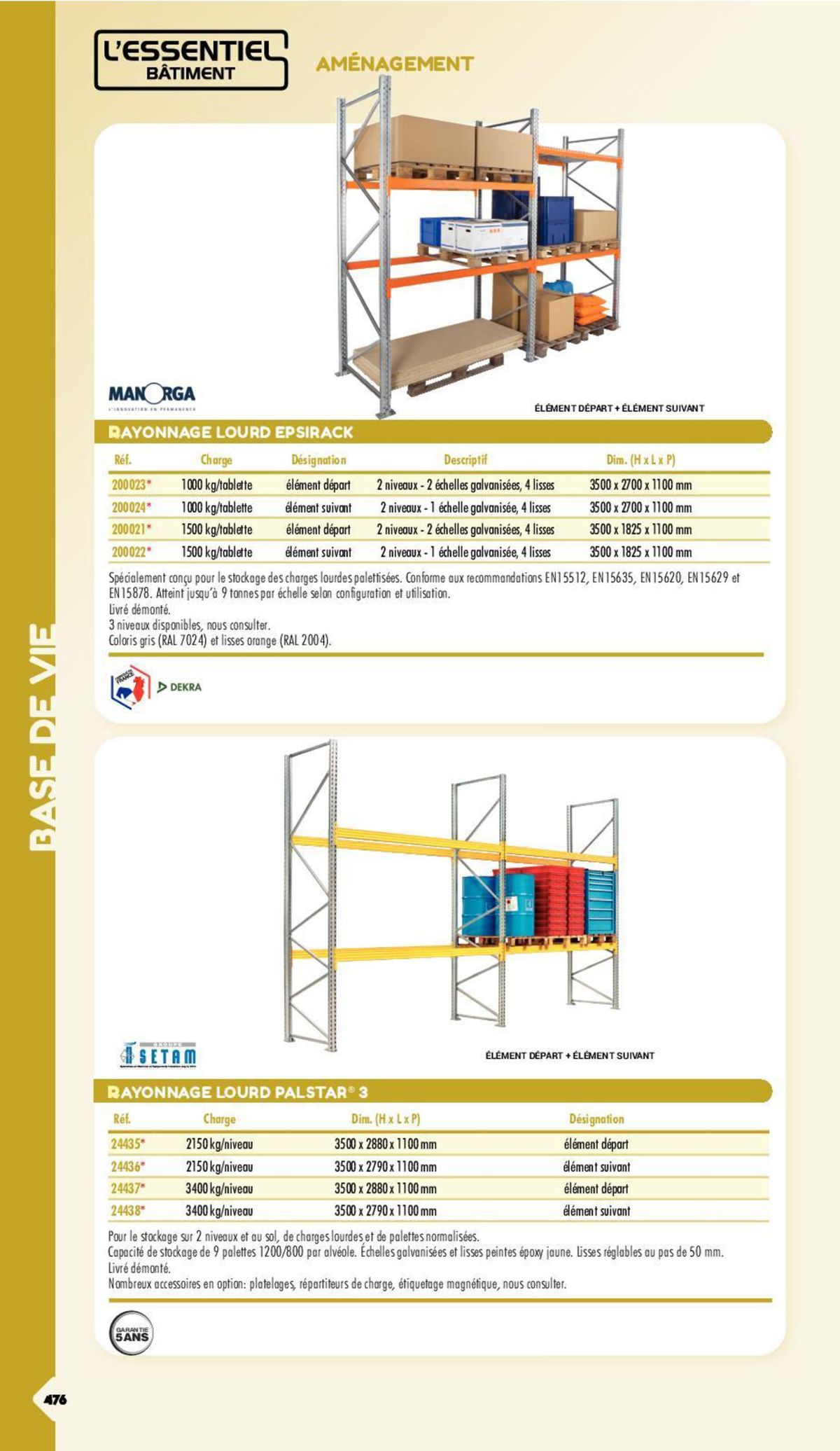 Catalogue Essentiel Batiment 2024, page 00419