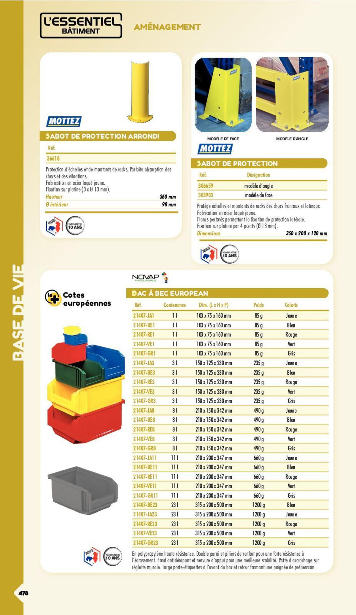 Catalogue Essentiel Batiment 2024, page 00421