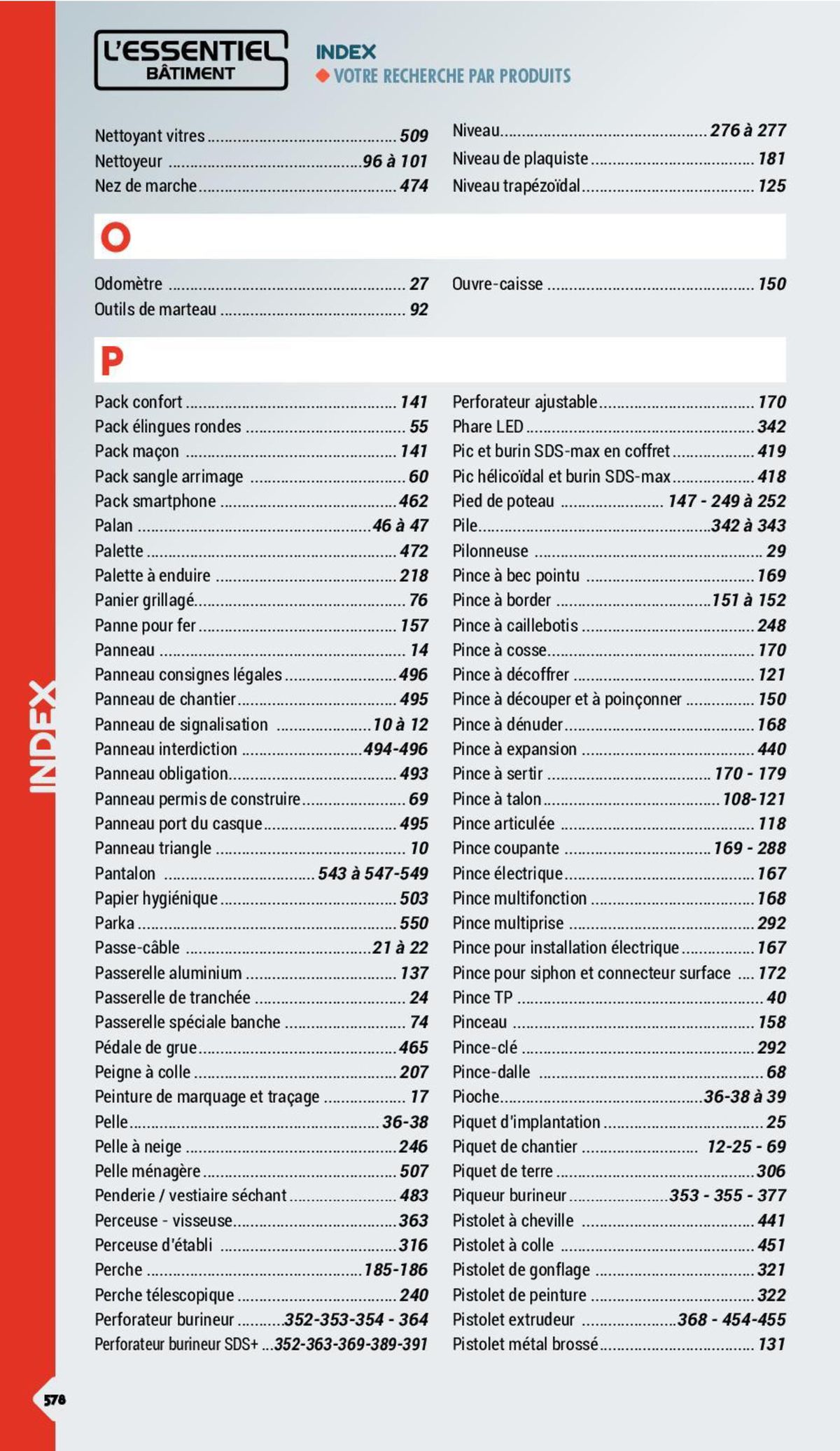 Catalogue Essentiel Batiment 2024, page 00532