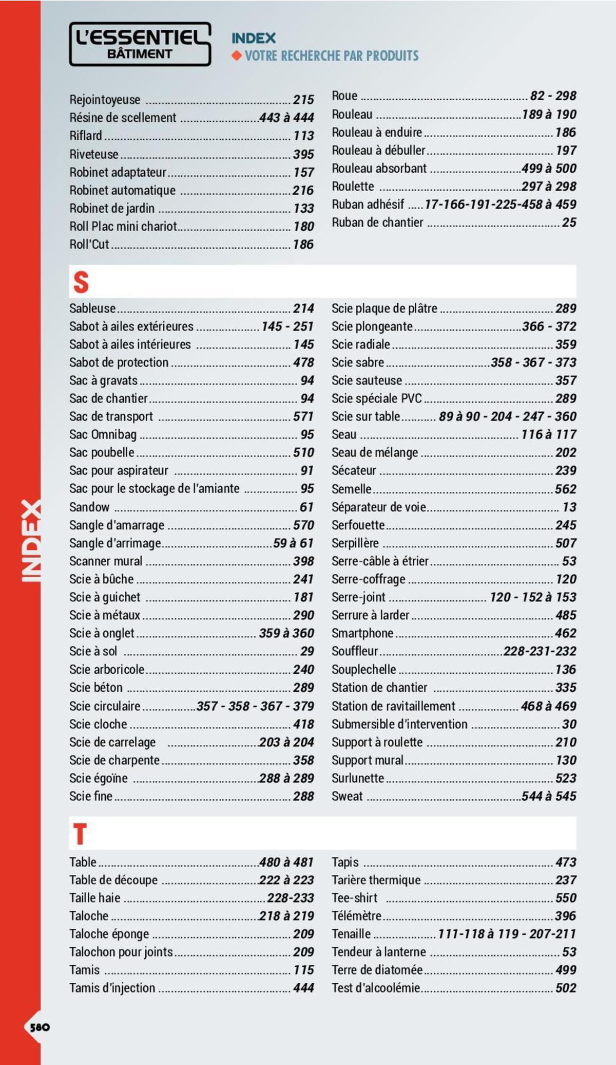 Catalogue Essentiel Batiment 2024, page 00535