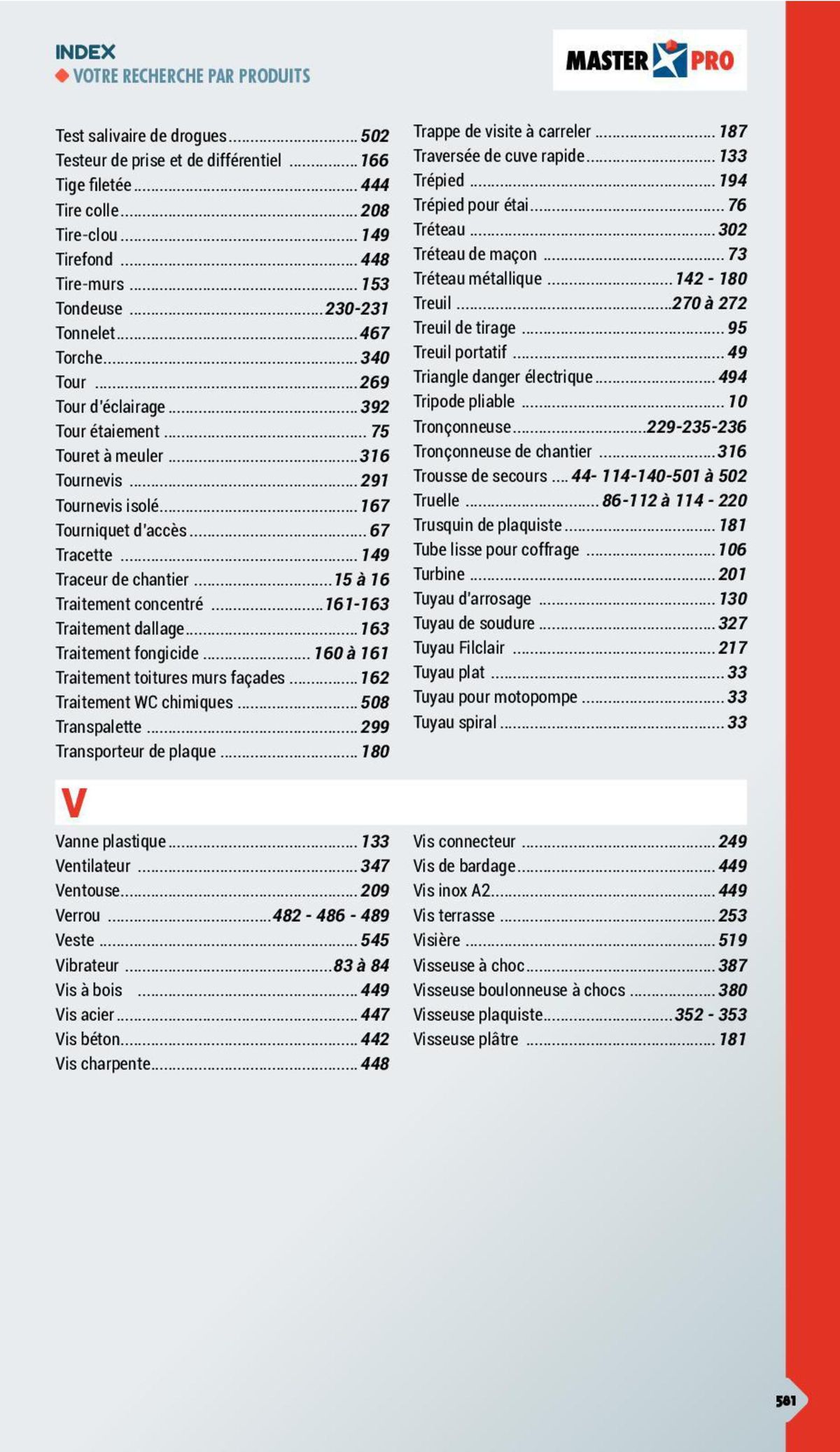 Catalogue Essentiel Batiment 2024, page 00536