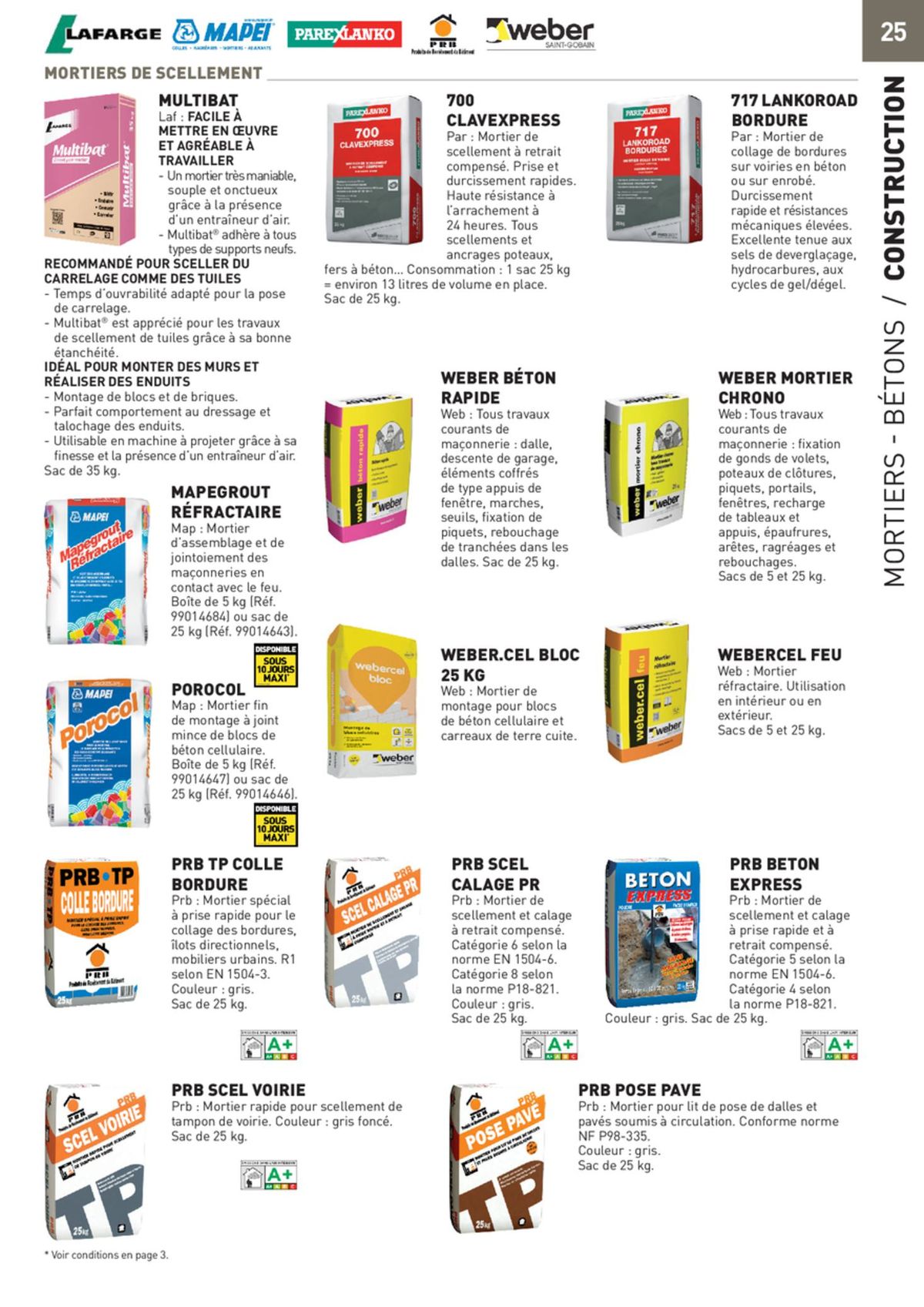 Catalogue Catalogue Tout faire matériaux, page 00109