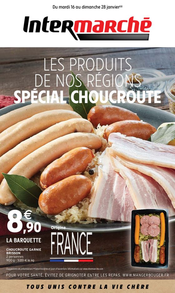 LES PRODUITS DE NOS RÉGIONS SPECIAL CHOUCROUTE