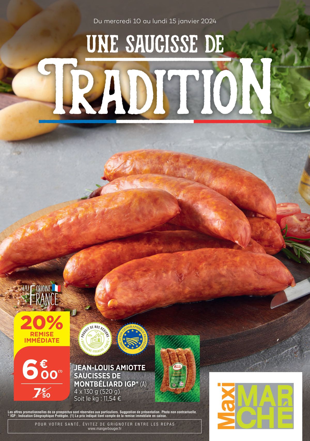 Catalogue Une saucisse de tradition, page 00001
