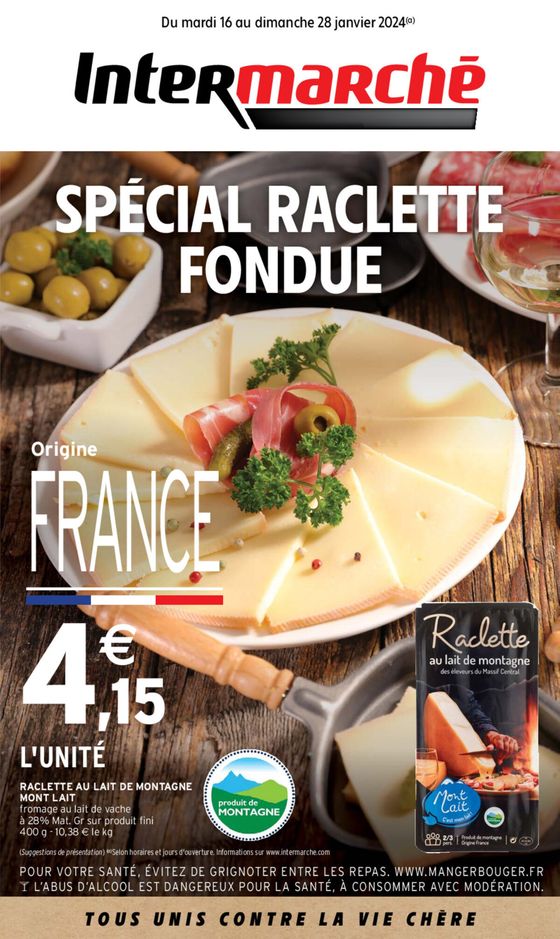 SPÉCIAL RACLETTE FONDUE