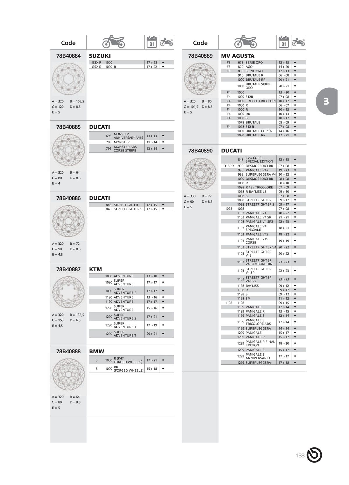 Catalogue BREMBO 2024, page 00135