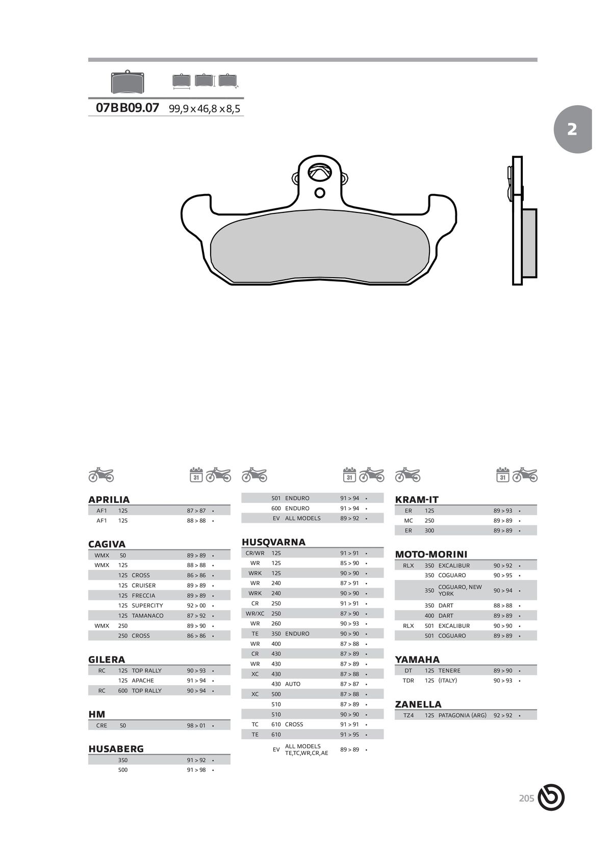 Catalogue BREMBO 2024 , page 00207