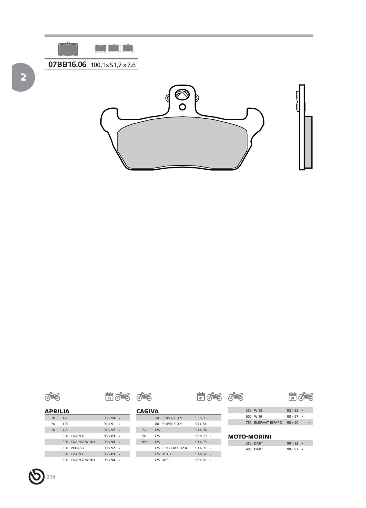 Catalogue BREMBO 2024 , page 00216