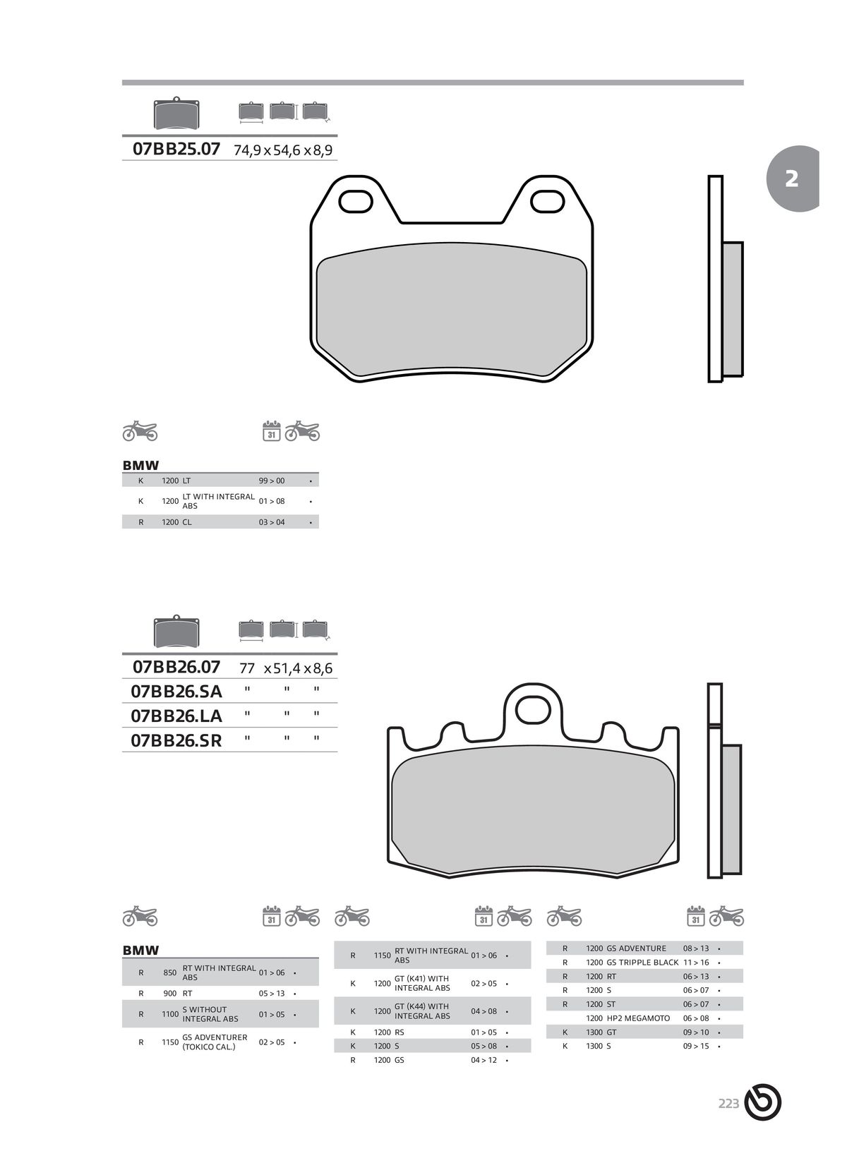 Catalogue BREMBO 2024 , page 00225