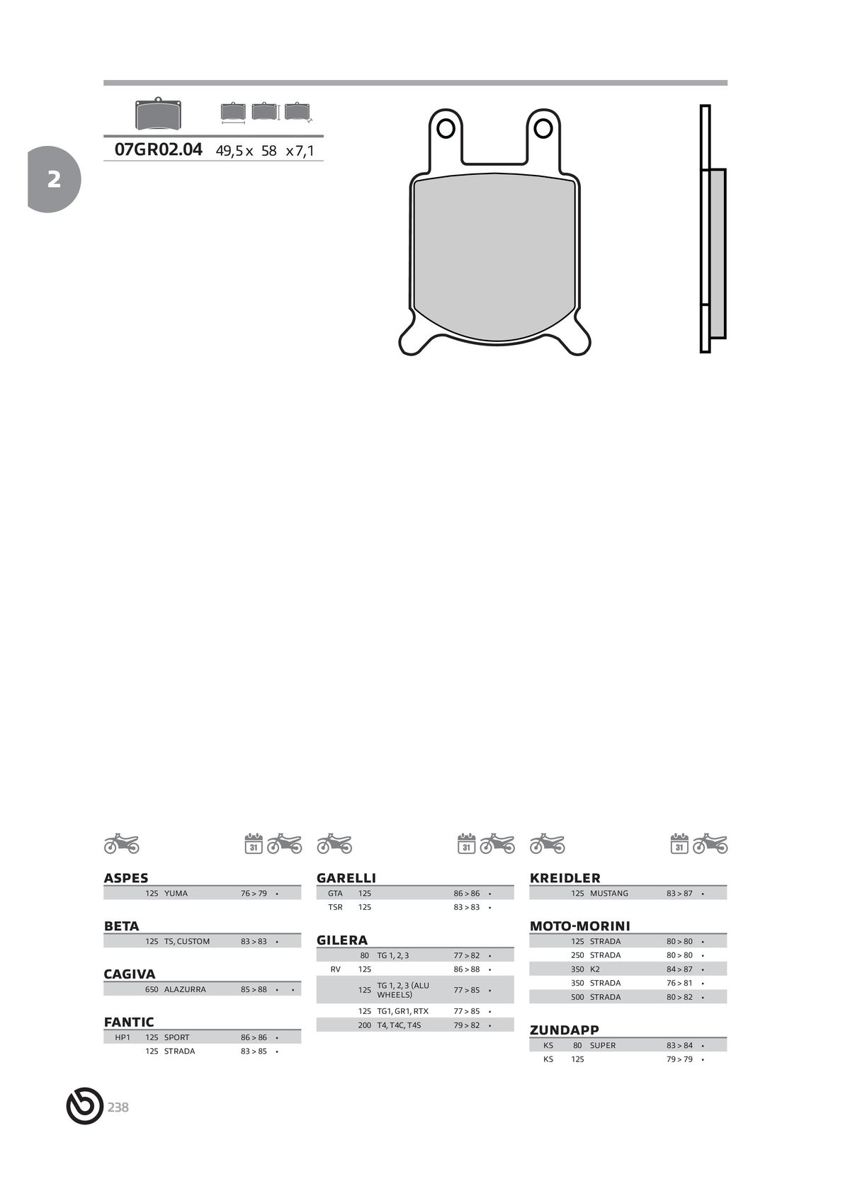 Catalogue BREMBO 2024 , page 00240