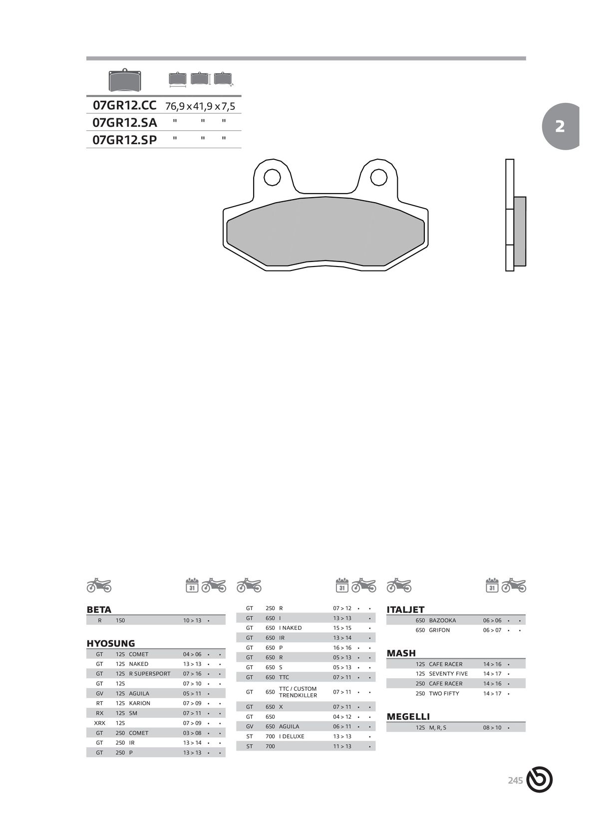 Catalogue BREMBO 2024 , page 00247