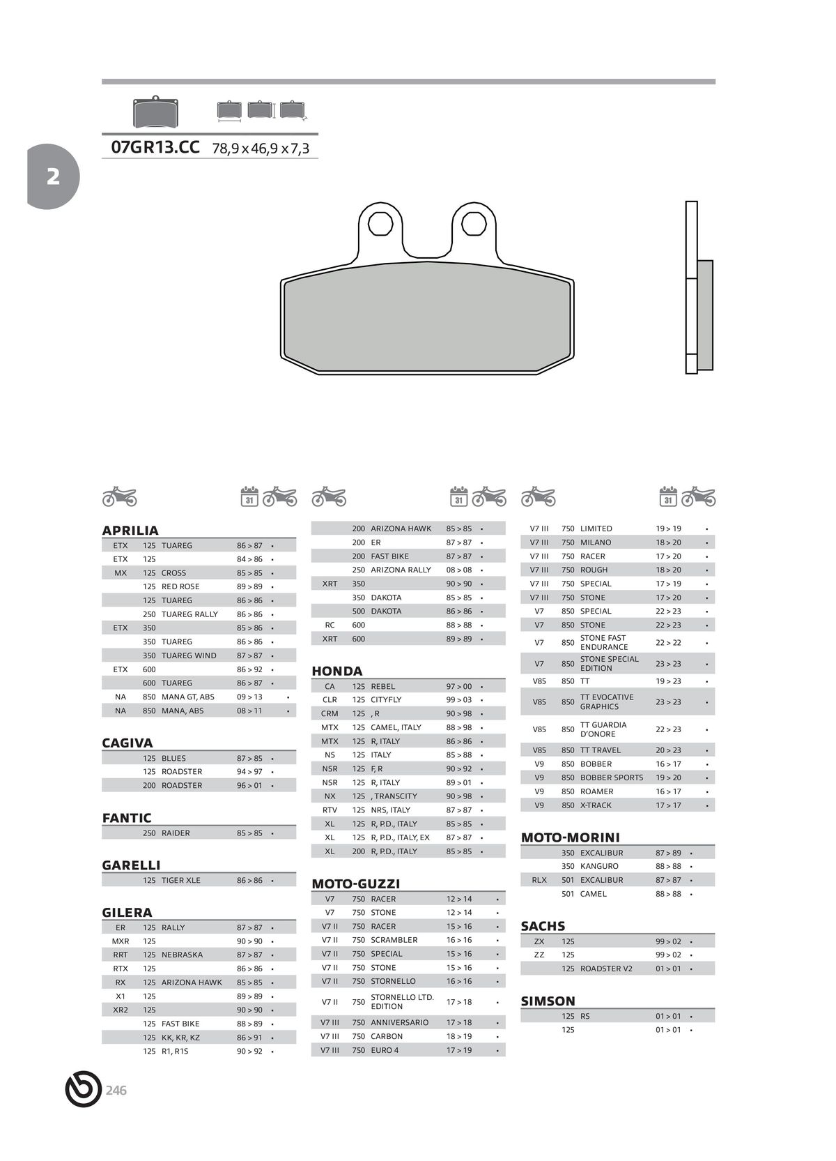 Catalogue BREMBO 2024 , page 00248