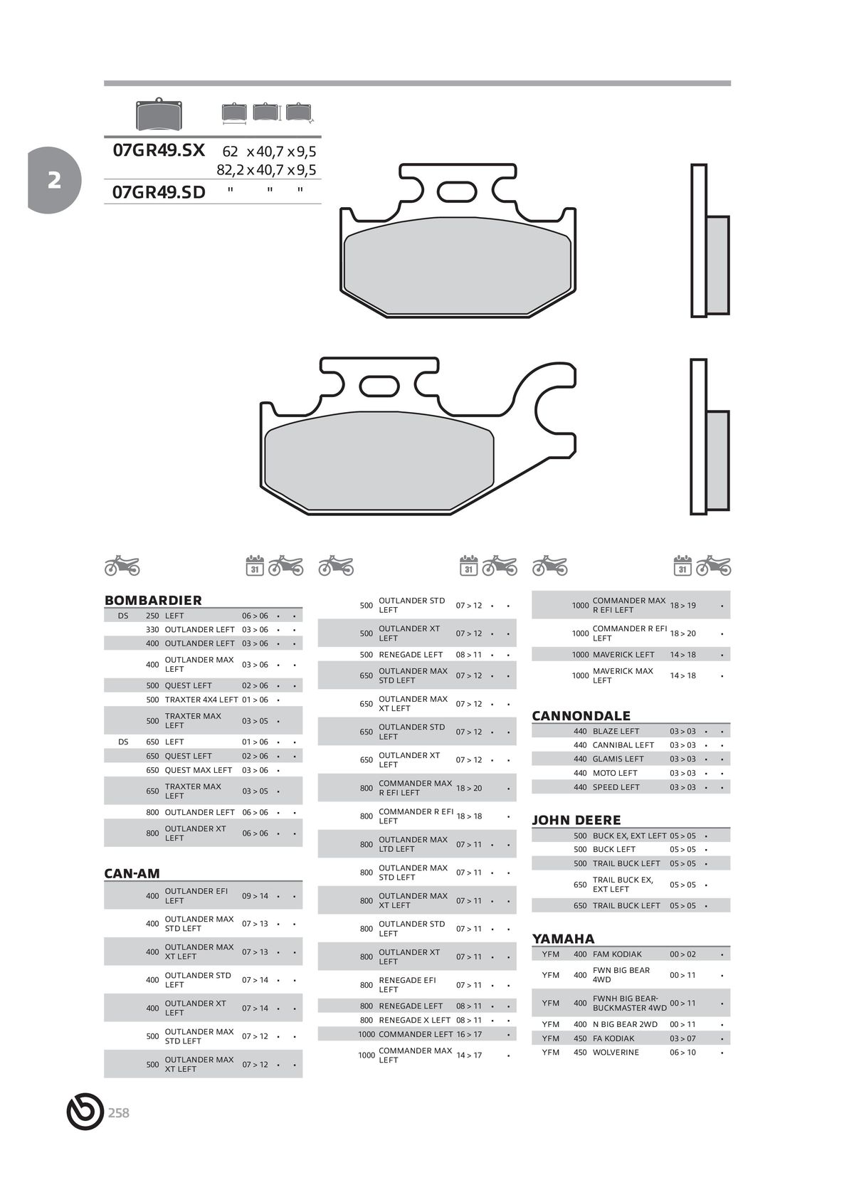 Catalogue BREMBO 2024 , page 00260