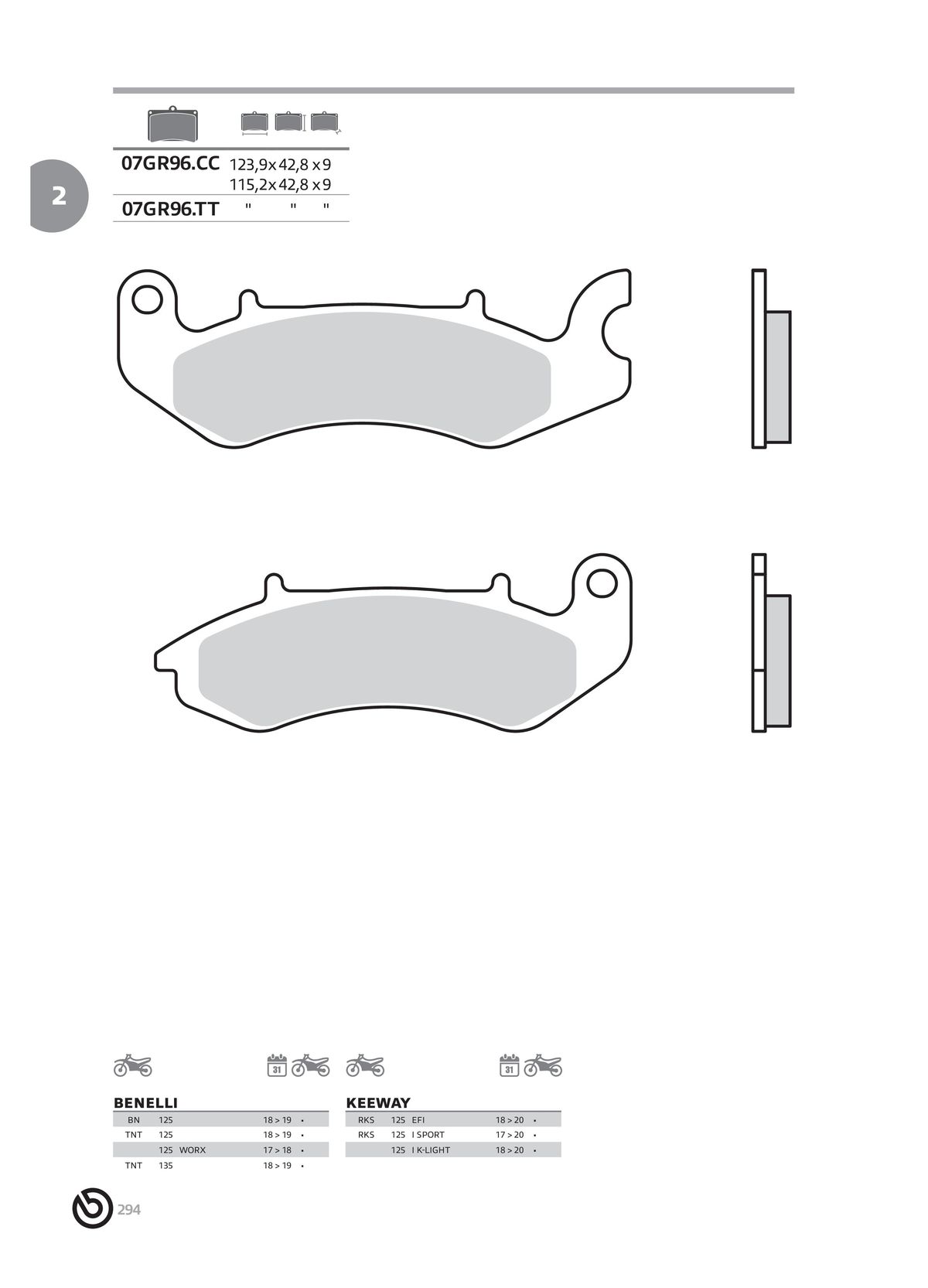 Catalogue BREMBO 2024 , page 00296