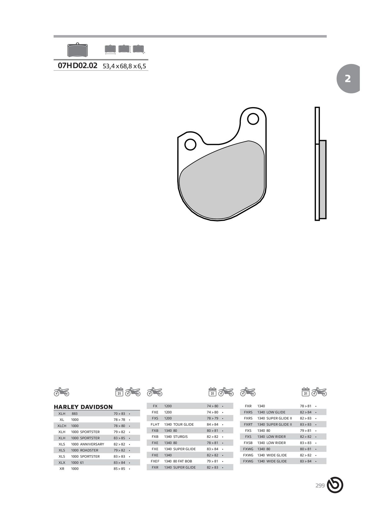 Catalogue BREMBO 2024 , page 00301