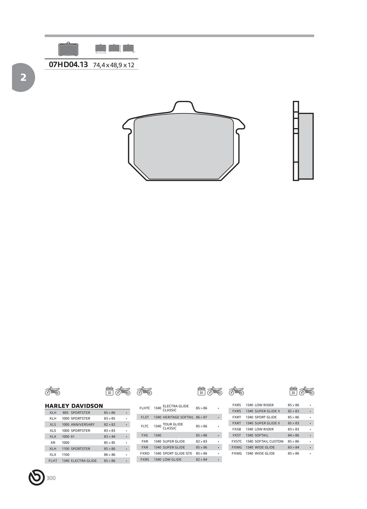 Catalogue BREMBO 2024 , page 00302