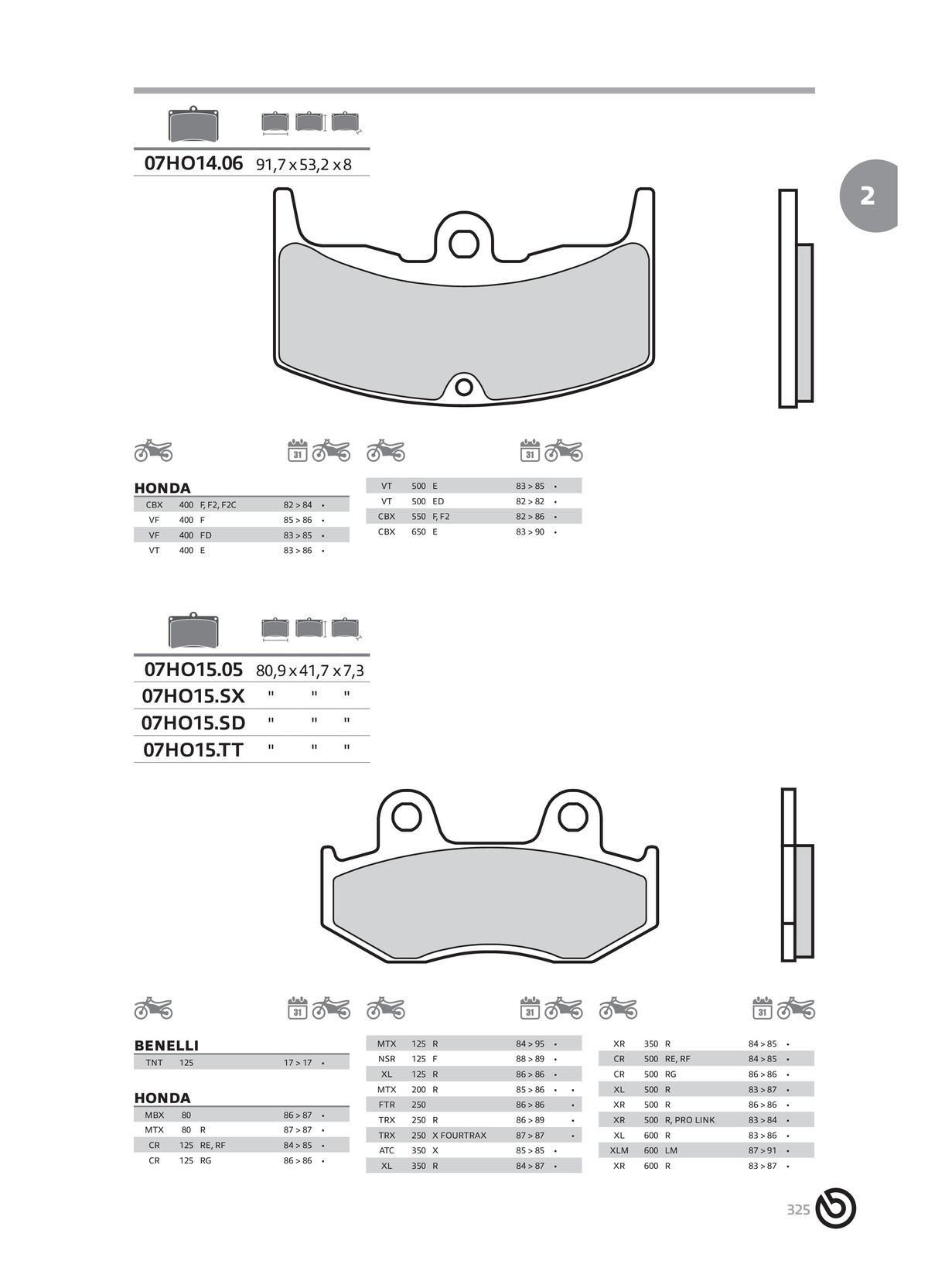 Catalogue BREMBO 2024 , page 00327